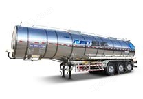 鋁合金保溫液罐半掛車-食用油